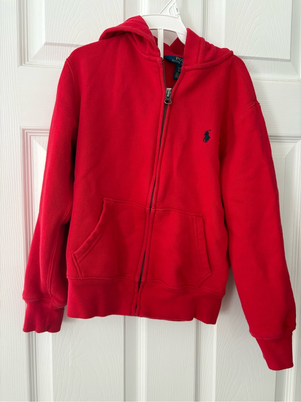 Polo by Ralph Lauren Kids Red Hooded Zip-Up Sweatshirt
